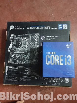 Desktop PC Core i3 10th Gen, 8 GB RAM, 130GB Nvme M.2 SSD.